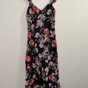 Speechless Red and Pink High Low Sundress for Wedding Guest